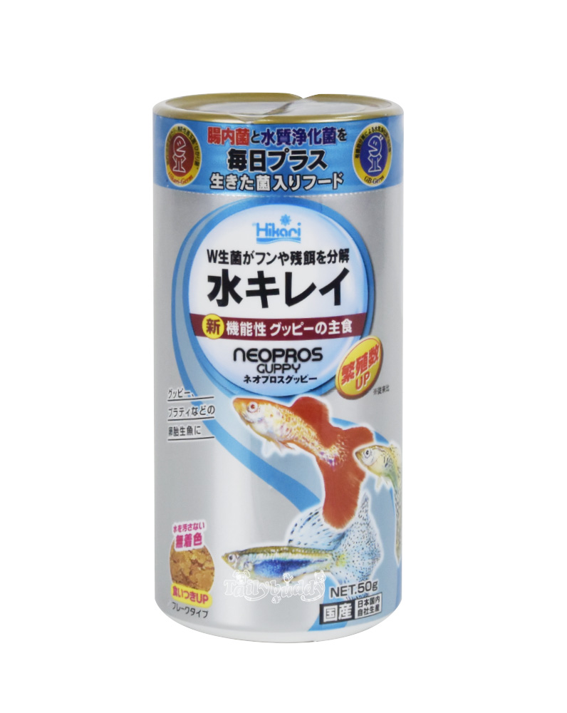 HIKARI 高夠力 孔雀魚 色揚片糧 50g (浮上) 日本版